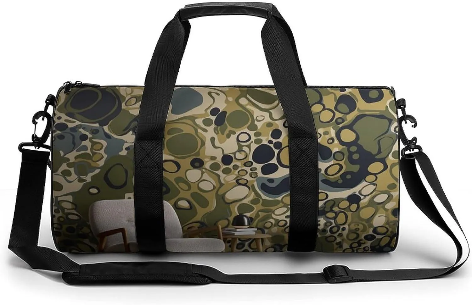 Sports Gym Bag for Women Men Travel Duffel Bag Tote Weekender Bag One Chair in The Room Carry on Overnight Bag for Travel Swimming Fitness Workout Sports Duffle Bag