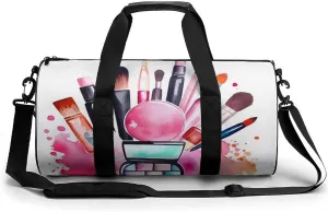 Sports Gym Bag for Women Men Travel Duffel Bag Tote Weekender Bag Watercolor Cosmetic Carry on Overnight Bag for Travel Swimming Fitness Workout Sports Duffle Bag