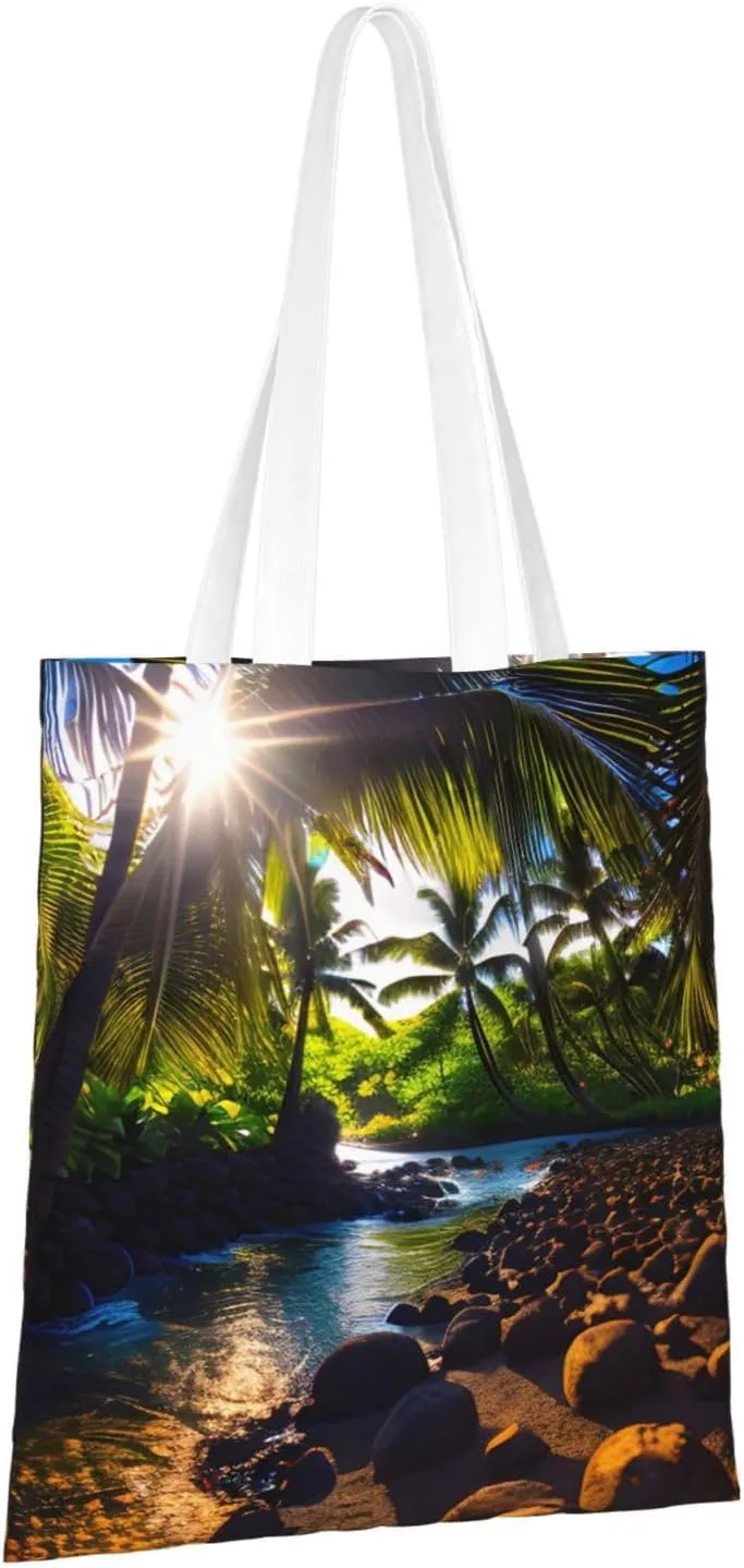 SSIMOO Metal Rose Fashion Canvas Tote Bag-Personalized Handbag,Multifunctional Bag,Elegant And Minimalist