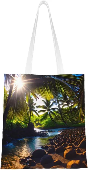 SSIMOO Metal Rose Fashion Canvas Tote Bag-Personalized Handbag,Multifunctional Bag,Elegant And Minimalist