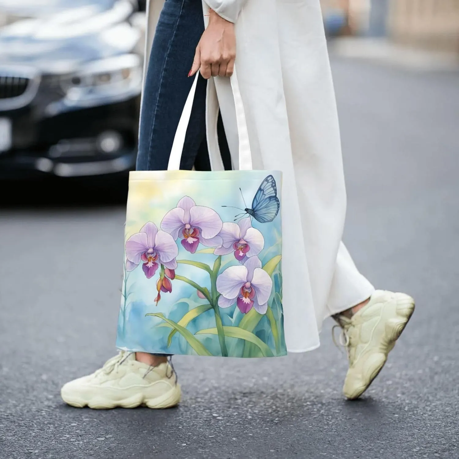SSIMOO Tropical Rainforest Fashion Canvas Tote Bag-Personalized Handbag,Multifunctional Bag,Elegant And Minimalist