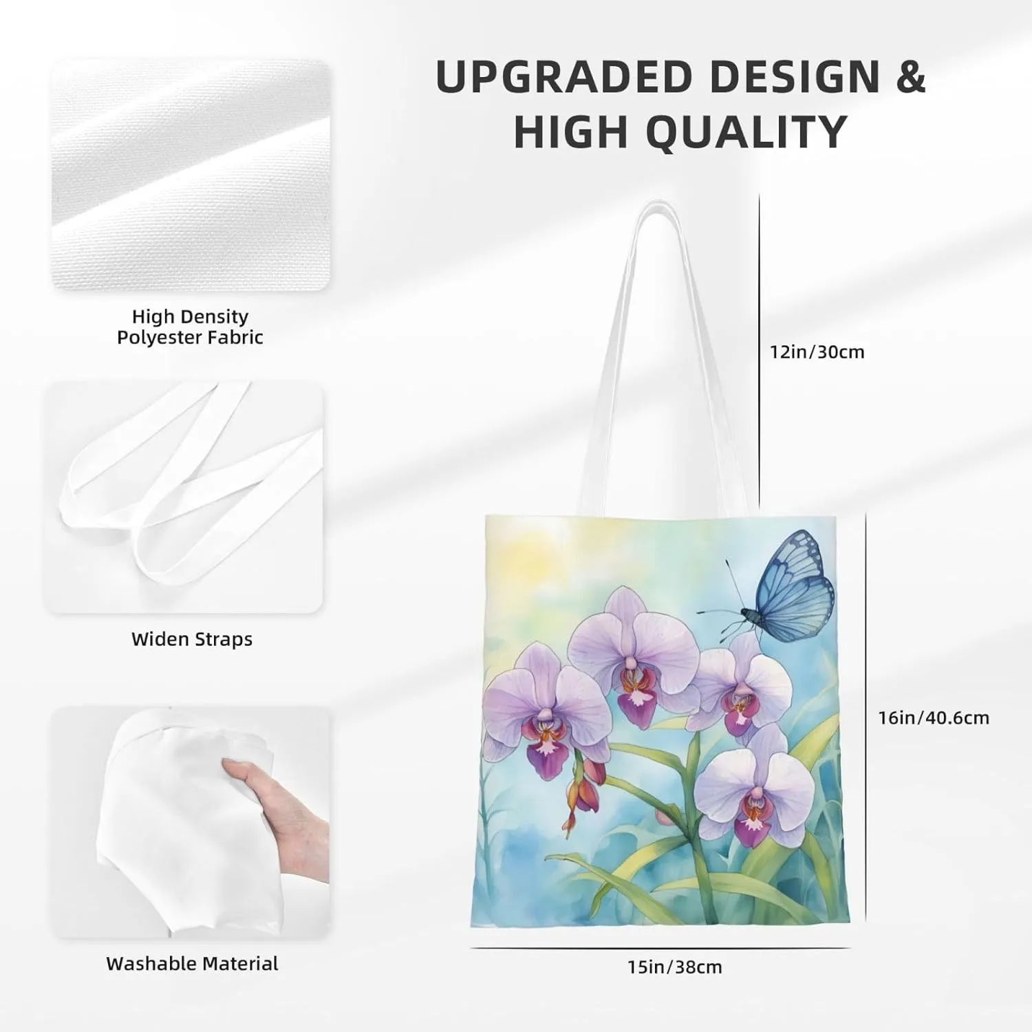 SSIMOO Tropical Rainforest Fashion Canvas Tote Bag-Personalized Handbag,Multifunctional Bag,Elegant And Minimalist