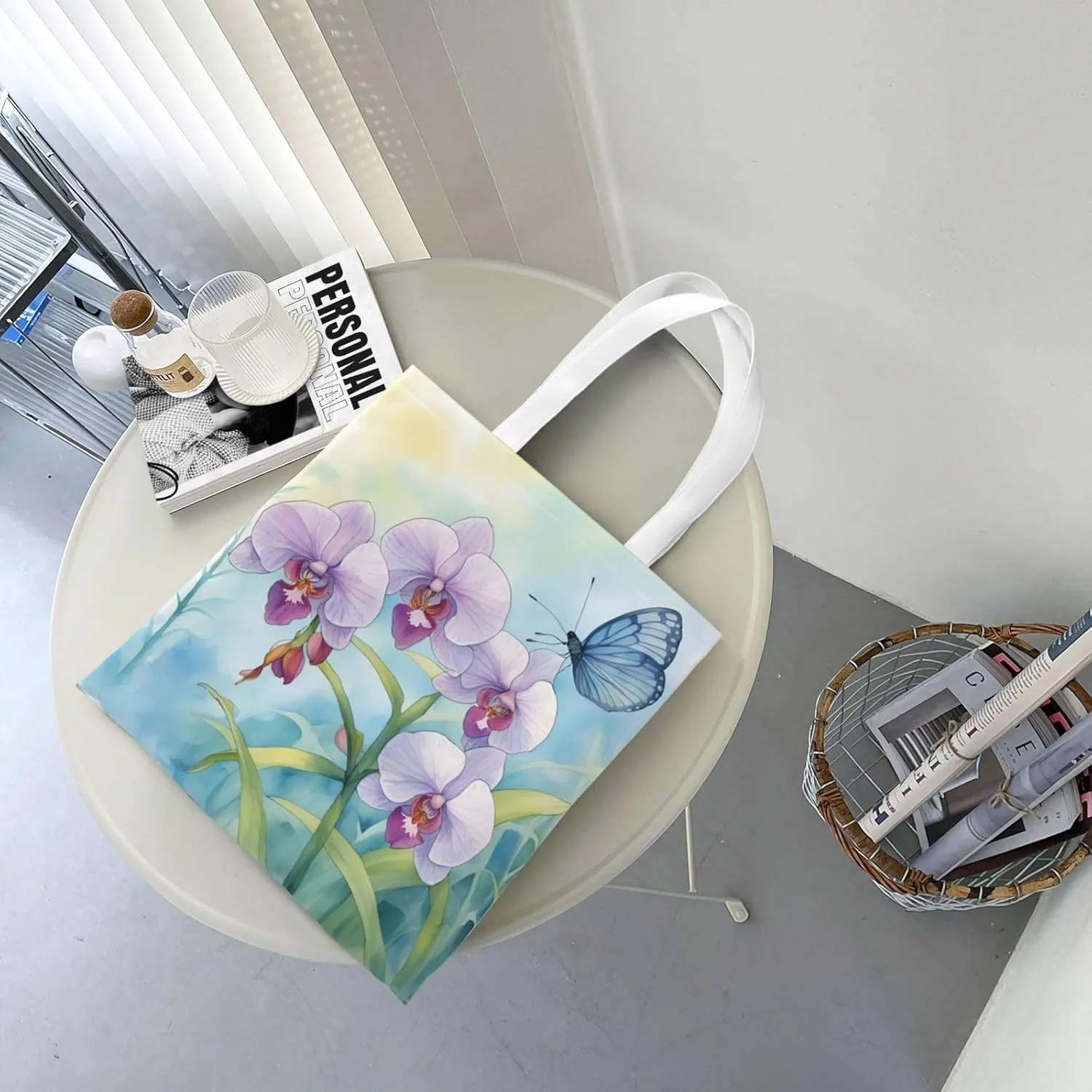 SSIMOO Tropical Rainforest Fashion Canvas Tote Bag-Personalized Handbag,Multifunctional Bag,Elegant And Minimalist