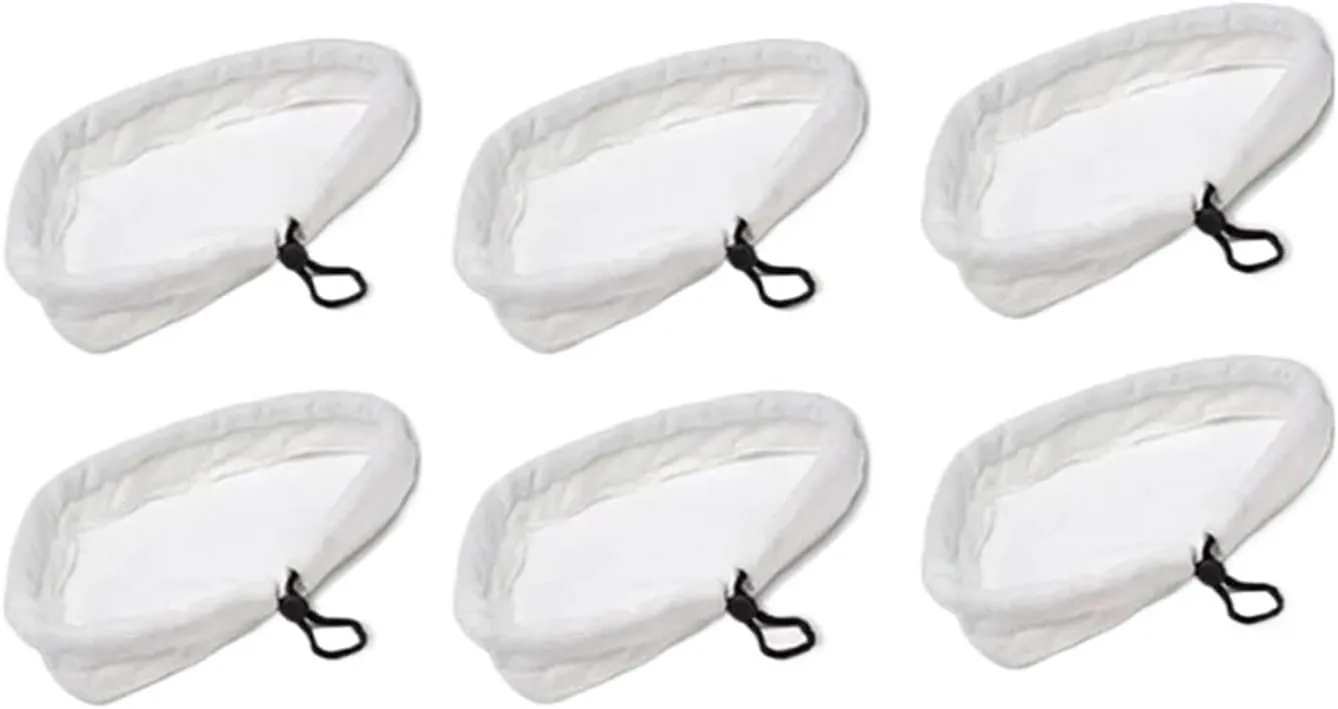 Steam Mop Pad Replacement Pad Accessories Compatible for Steamboy X5 H2O H20 S302S001 SKG 1500W(6pc)