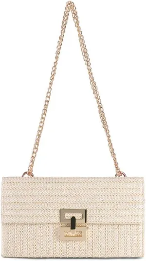 Straw Crossbody Bag for Women Summer Designer Evening Handbag Casual Beach Straw Shoulder Bag