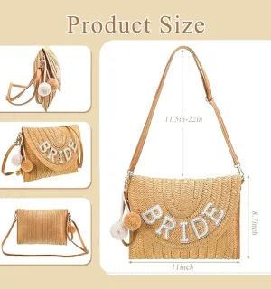 Straw Purse Summer Beach Woven Clutch Purses for Women Cloud Crossbody Shoulder Bags Spring Clutch Handbag 2025