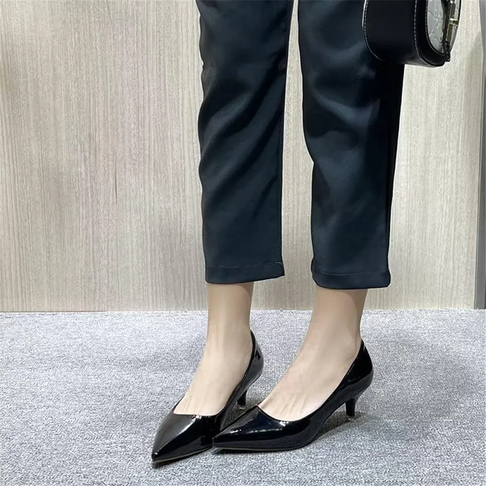 Stunner Women's Classic Fashion Pointed Toe Low Heel Dress Pumps Shoes