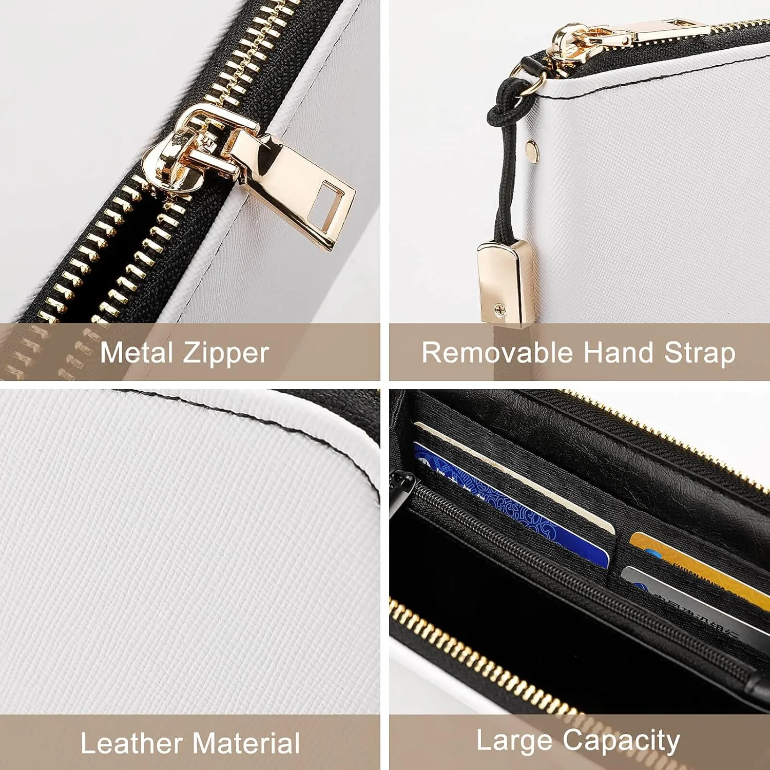 Stylish Women Men Zipper Long Purse Removable Wristlet PU Leather Wallet Travel Clutch, Transnistria Flag
