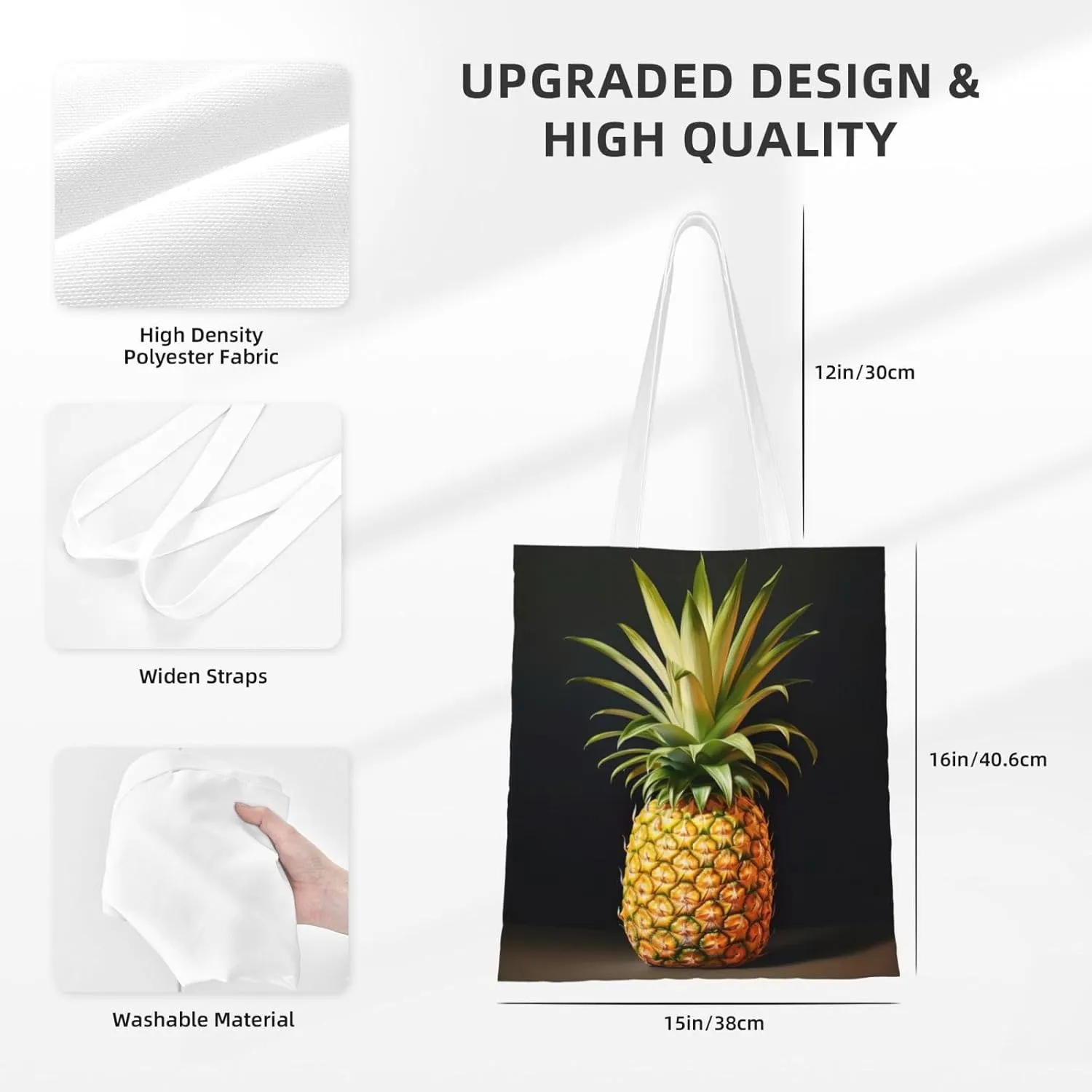 Summer Starfish Seashell Fashion Canvas Tote Bag-Personalized Handbag,Multifunctional Bag,Elegant And Minimalist