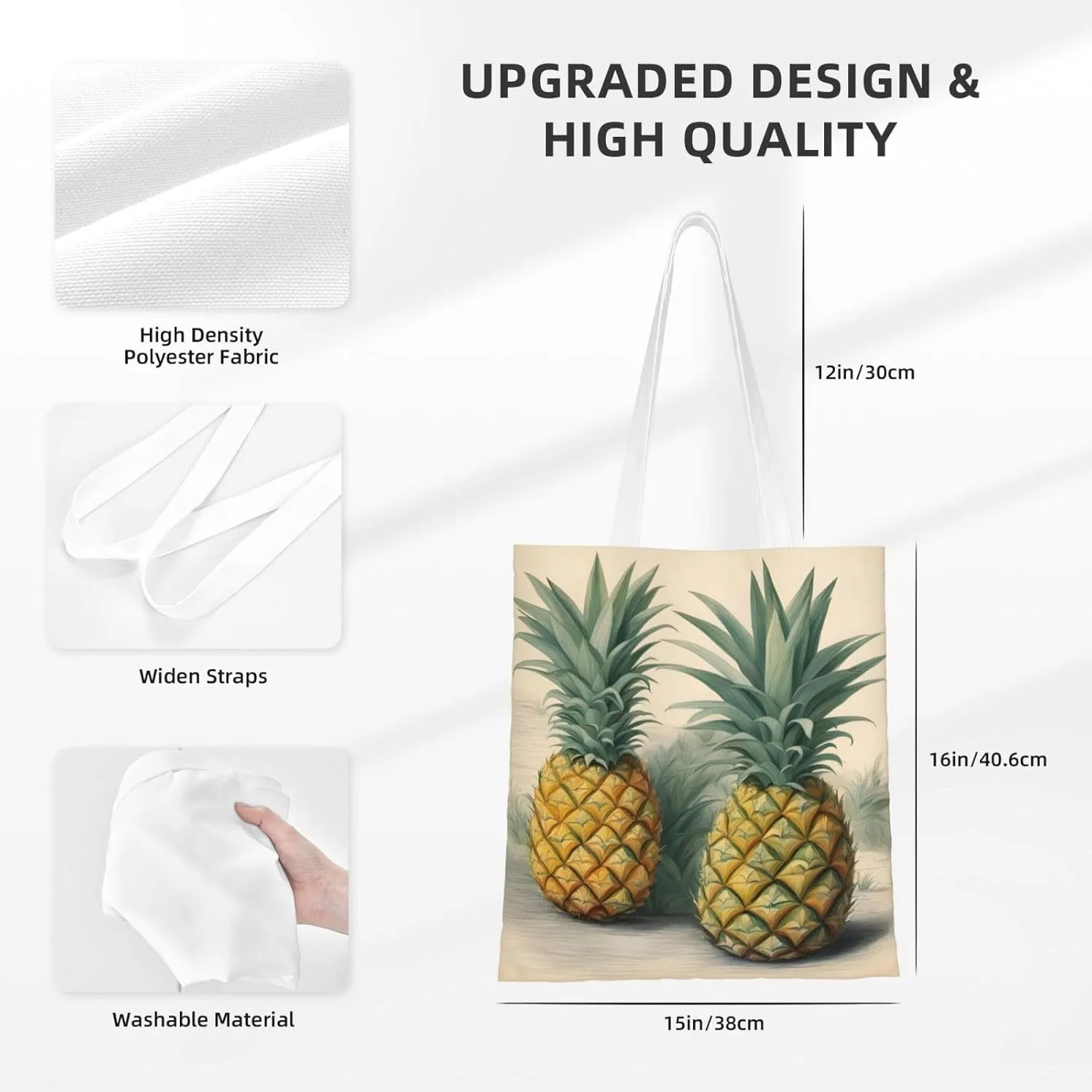 Summer Starfish Seashell Fashion Canvas Tote Bag-Personalized Handbag,Multifunctional Bag,Elegant And Minimalist