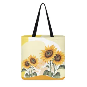 Sunflower Watercolor Cloth Tote Bag
