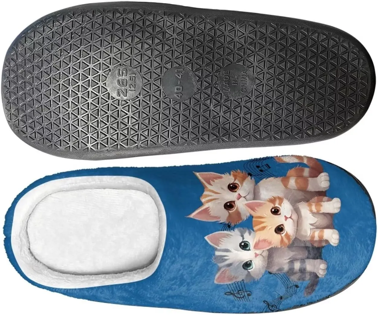 Suobstales Men Slippers Indoor Outdoor House Shoes Slip On Fall Winter Warm Bedroom Slippers for Women