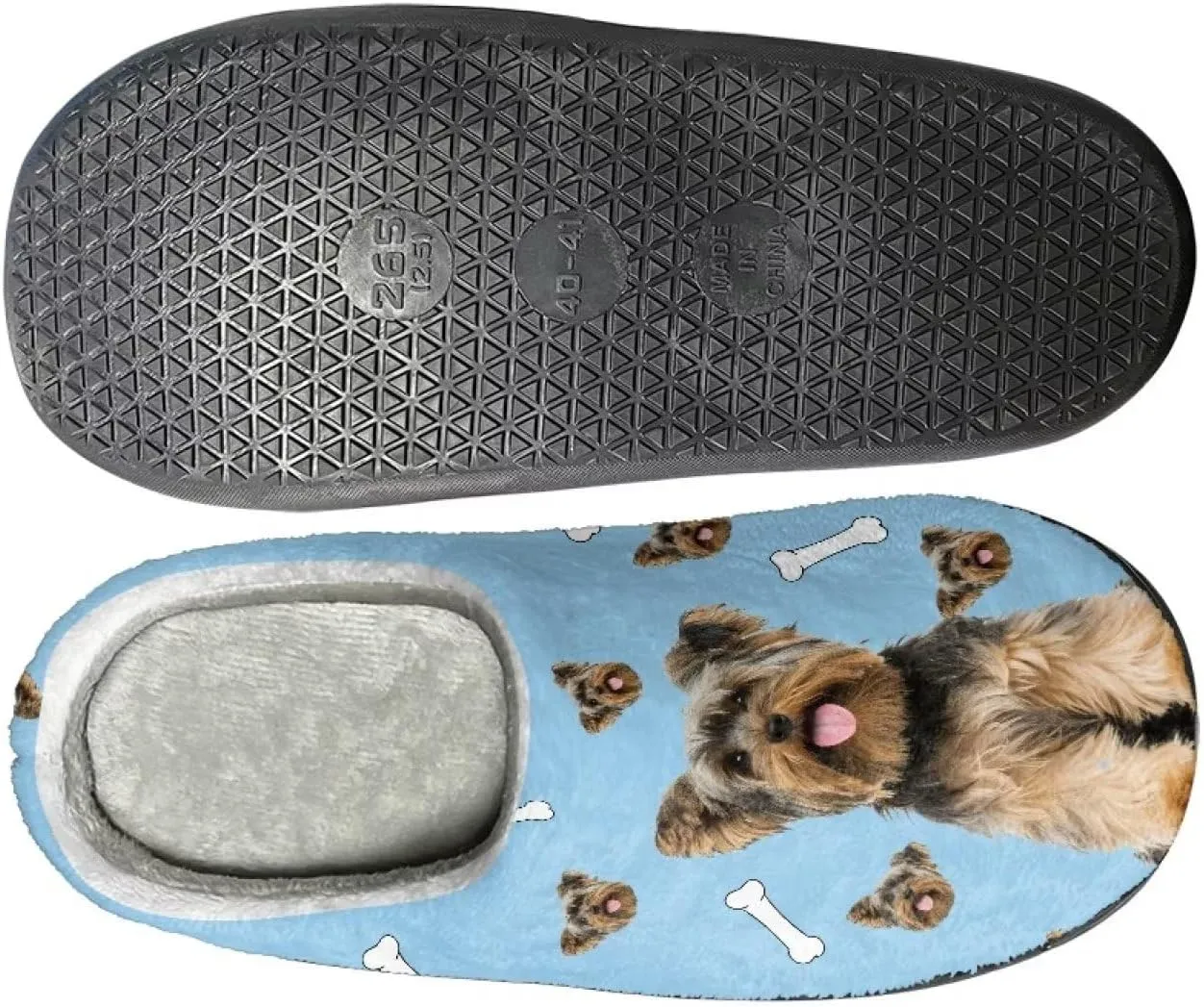 Suobstales Slippers for Women Men Anti-Slip House Sippers Soft Plush Warm Bedroom Shoes, Cozy Indoor Outdoor Slippers