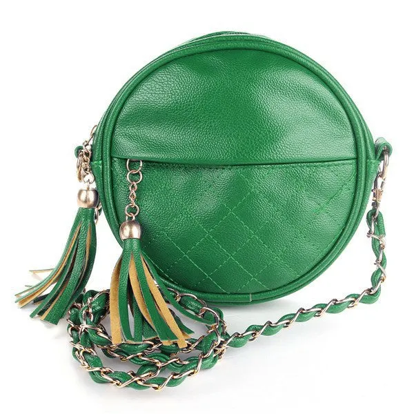 tassel chain small women bags fashion designer girls messenger bag brand leather crossbody bags candy colors ladies handbag