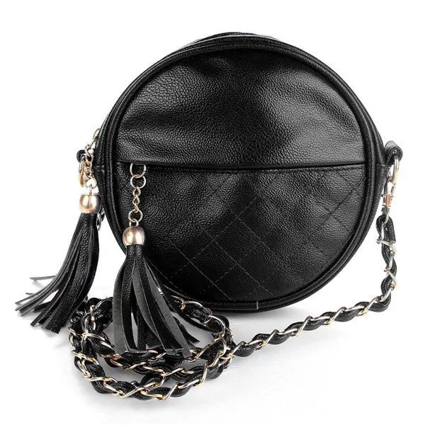 tassel chain small women bags fashion designer girls messenger bag brand leather crossbody bags candy colors ladies handbag