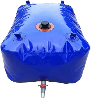 TCHAU Water Tank with Faucet Water Storage Bladder Foldable for Camping Hiking Emergency Water Bladder Tanks Collapsible Rain Barrel Large Collapsible Portable Water Container