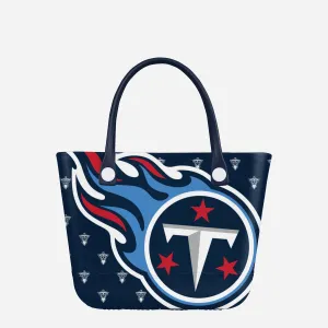 Tennessee Titans Big Logo Mini Print Tailgate Tote Bag
