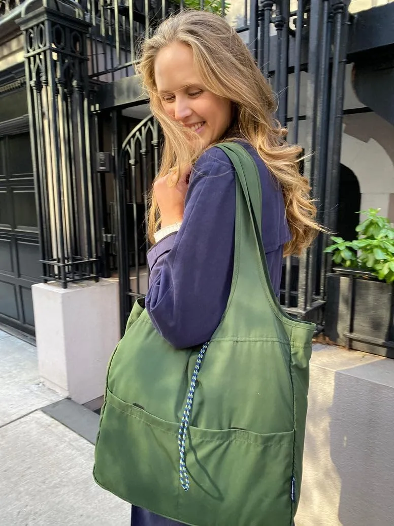 The Balos, Eco-Friendly, Foldaway, Drawstring Shopping Bag - Stylish, Lightweight, Reusable Tote for Every Occasion