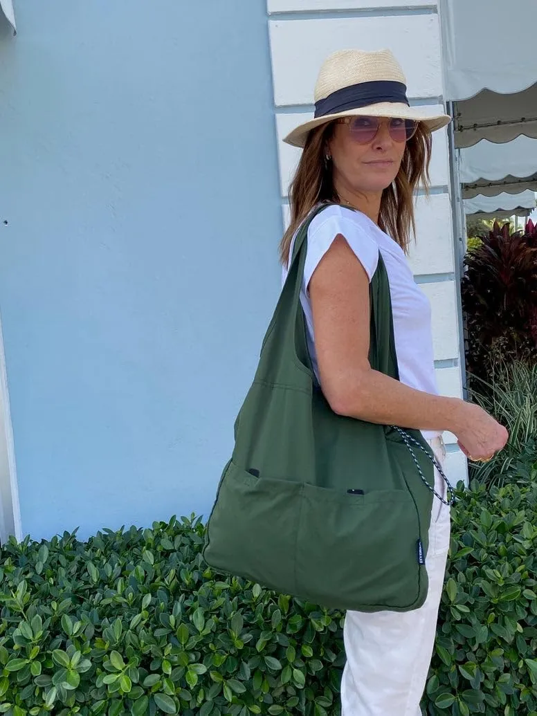 The Balos, Eco-Friendly, Foldaway, Drawstring Shopping Bag - Stylish, Lightweight, Reusable Tote for Every Occasion