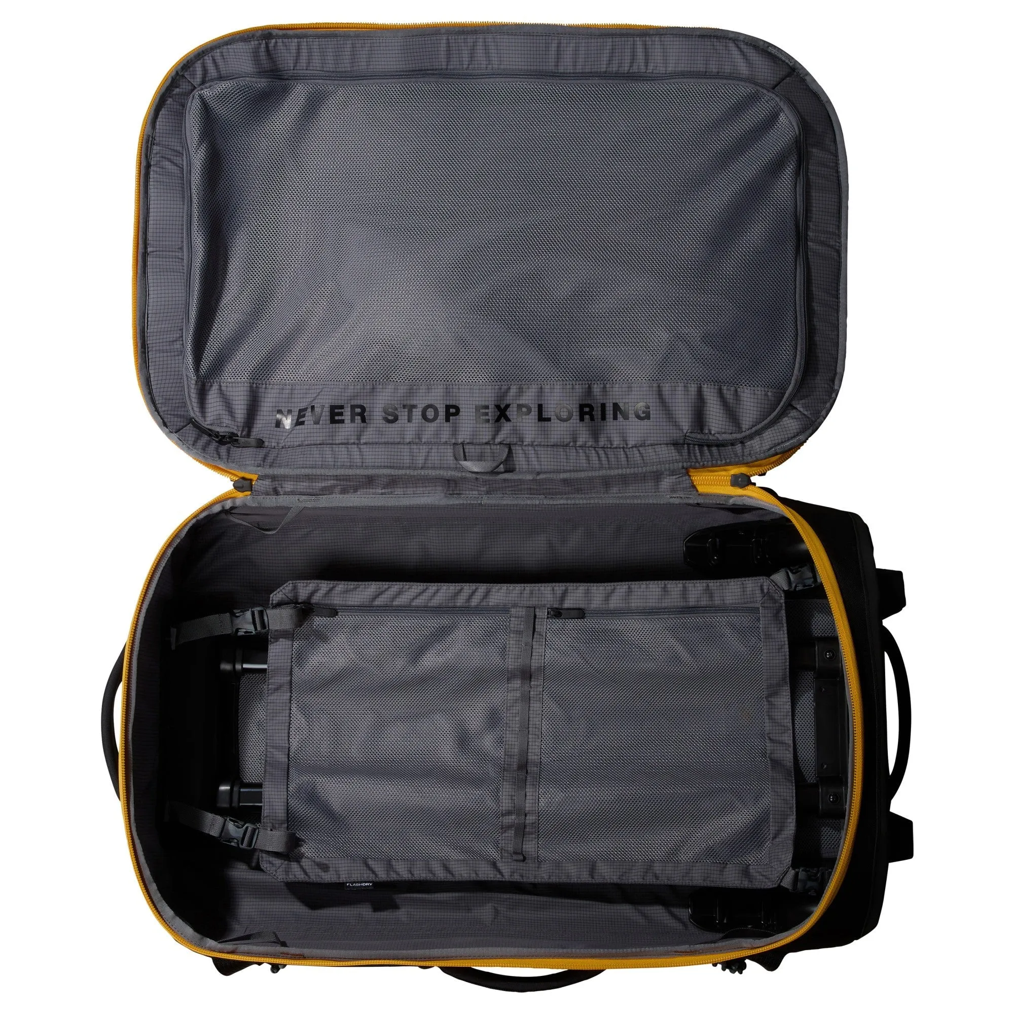 The North Face Base Camp Rolling Thunder 28 - Rollenreisetasche 77 cm (summit gold-tnf black)