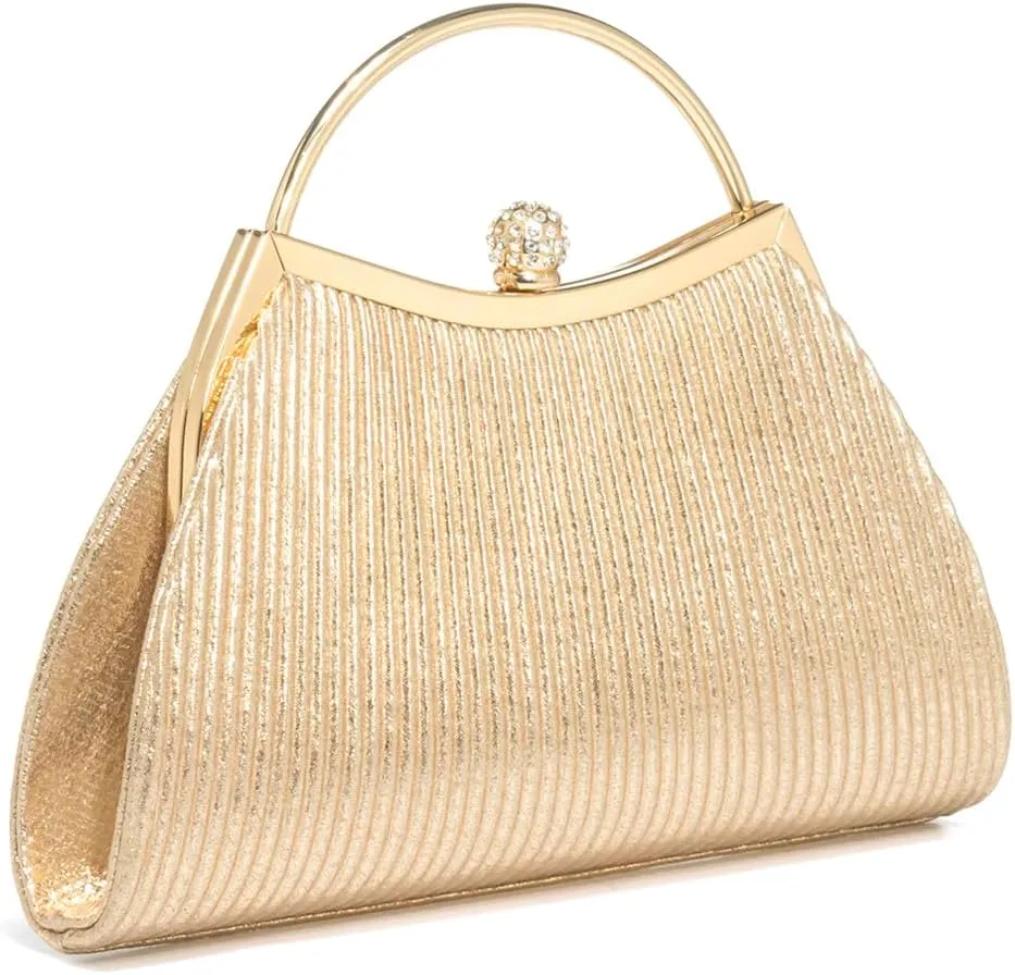Tmore Evening Purses for Women Sparkly Handbags with Chain Womens Evening Bag for Wedding Party Prom