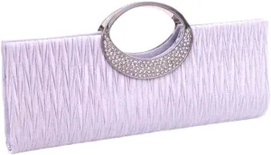 TOPCHANCES Women Satin Evening Bags Bridal Clutch Purse Handbag for Wedding Party Formal Dressy