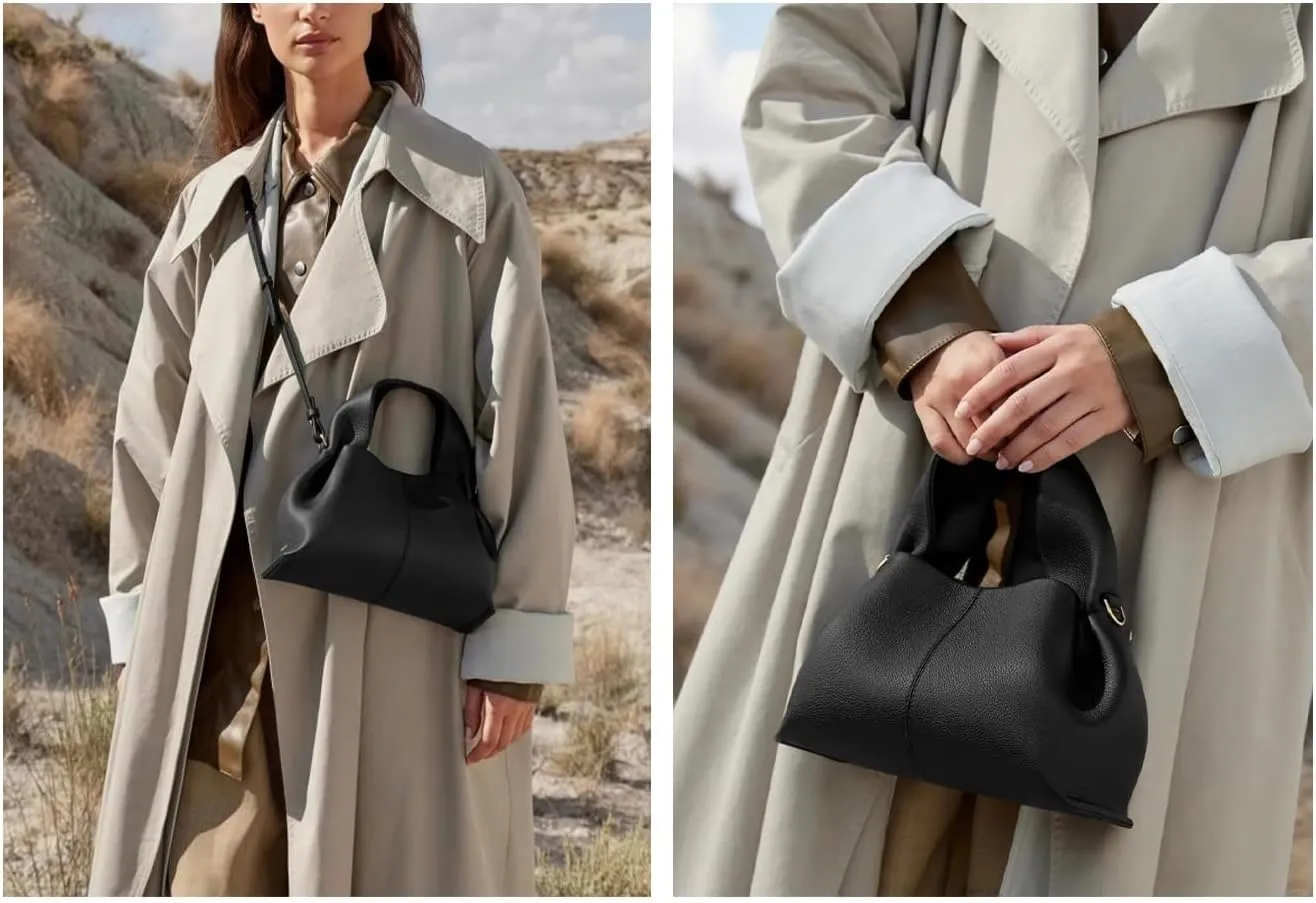 Tote Bag for Women, Fashion Crossbody Bag,Designer Luxury Shoulder Bag,Chic Cloud Pouch Dumpling Clutch Purse.
