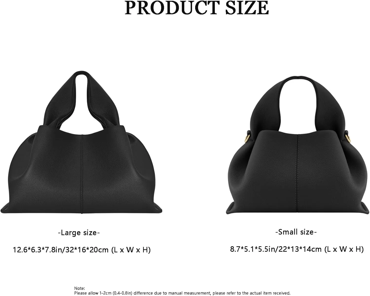Tote Bag for Women, Fashion Crossbody Bag,Designer Luxury Shoulder Bag,Chic Cloud Pouch Dumpling Clutch Purse.