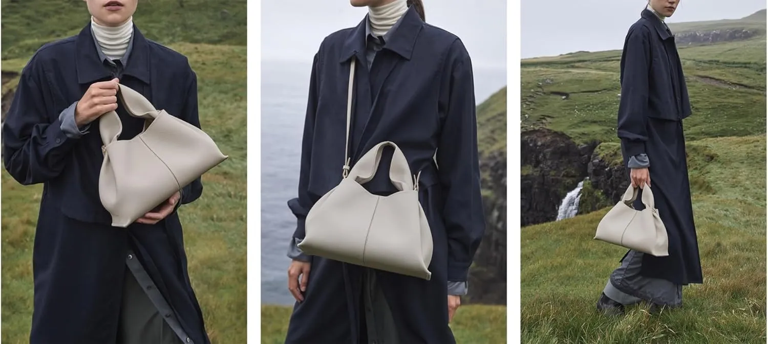 Tote Bag for Women, Fashion Crossbody Bag,Designer Luxury Shoulder Bag,Chic Cloud Pouch Dumpling Clutch Purse.
