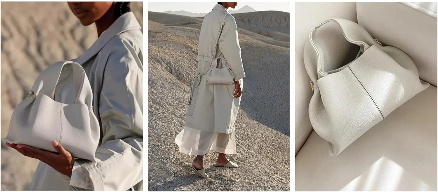 Tote Bag for Women, Fashion Crossbody Bag,Designer Luxury Shoulder Bag,Chic Cloud Pouch Dumpling Clutch Purse.