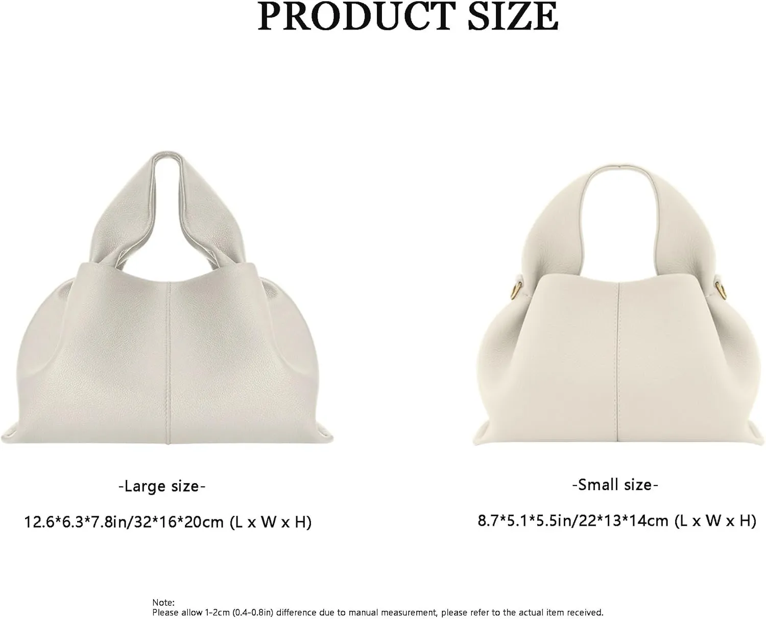 Tote Bag for Women, Fashion Crossbody Bag,Designer Luxury Shoulder Bag,Chic Cloud Pouch Dumpling Clutch Purse.