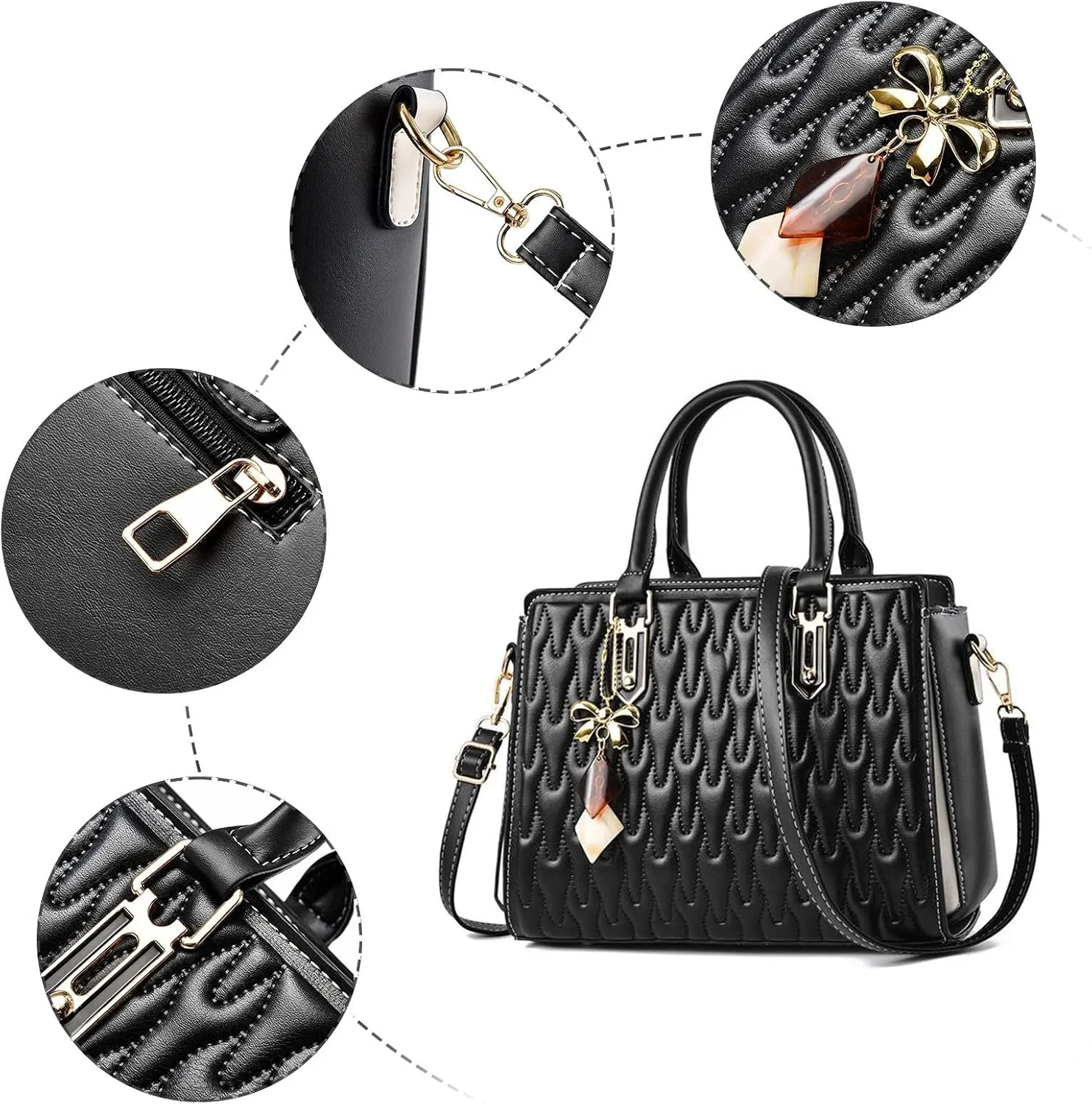Tote Bag For Women Fashion Womens Handbags Ladies Purse Satchel Shoulder Bags Tote Leather Bag Denim Purses Bags