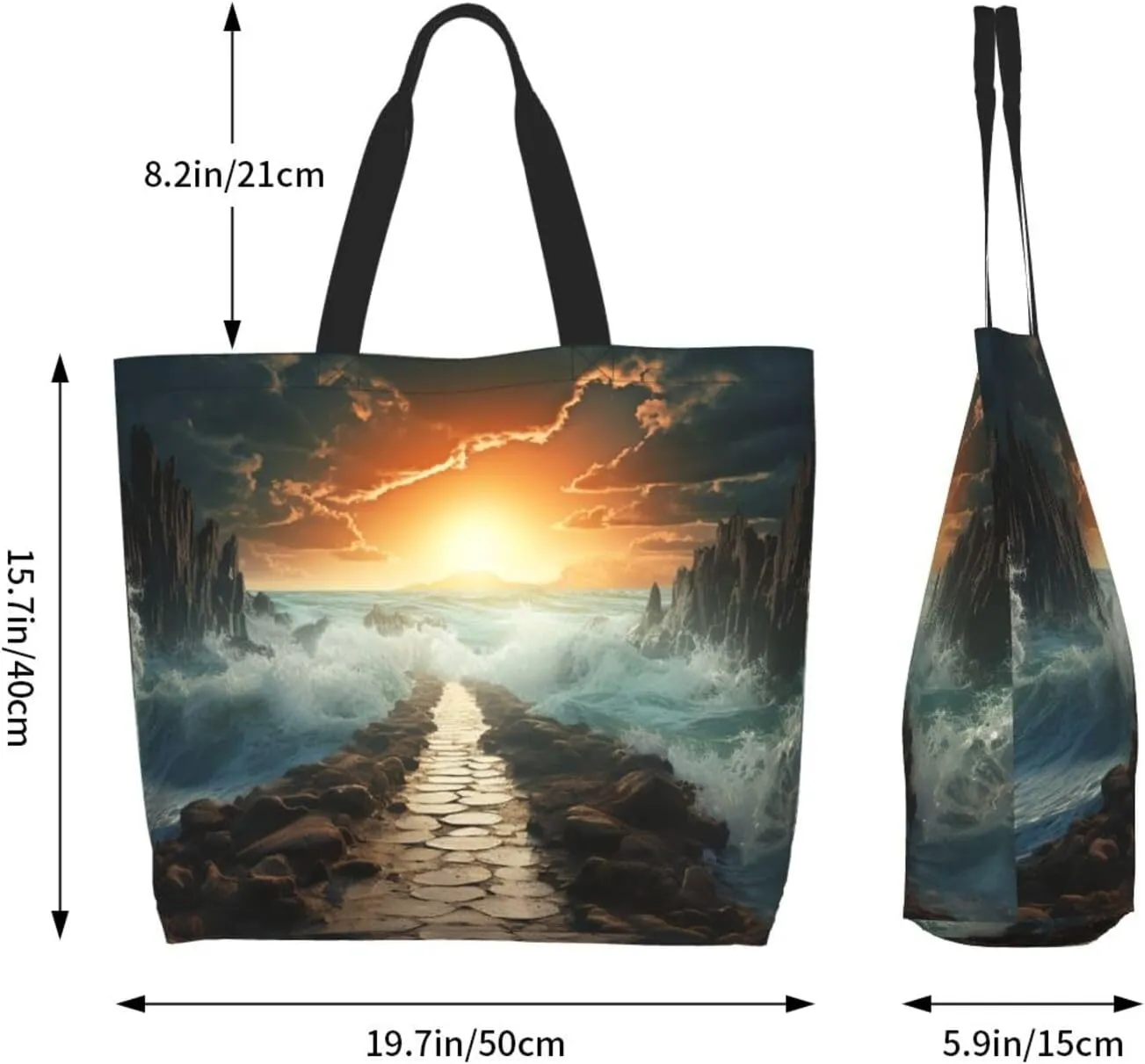 Tote Bag for Women Grocery Bag Reusable Shopping Bag Math question Handbag Foldable Shoulder Bag
