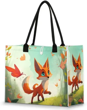 Tote Bag for Women Reusable Canvas Shoulder Bag