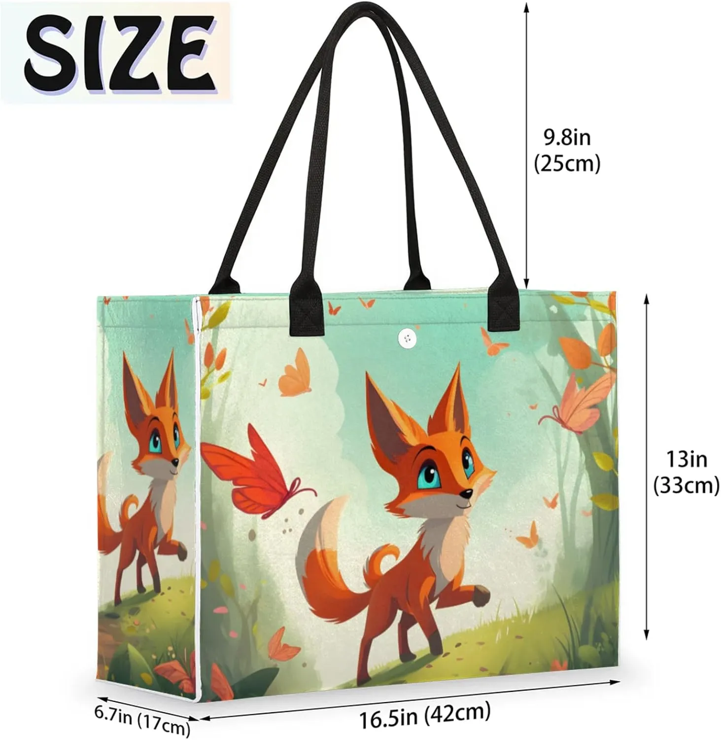 Tote Bag for Women Reusable Canvas Shoulder Bag