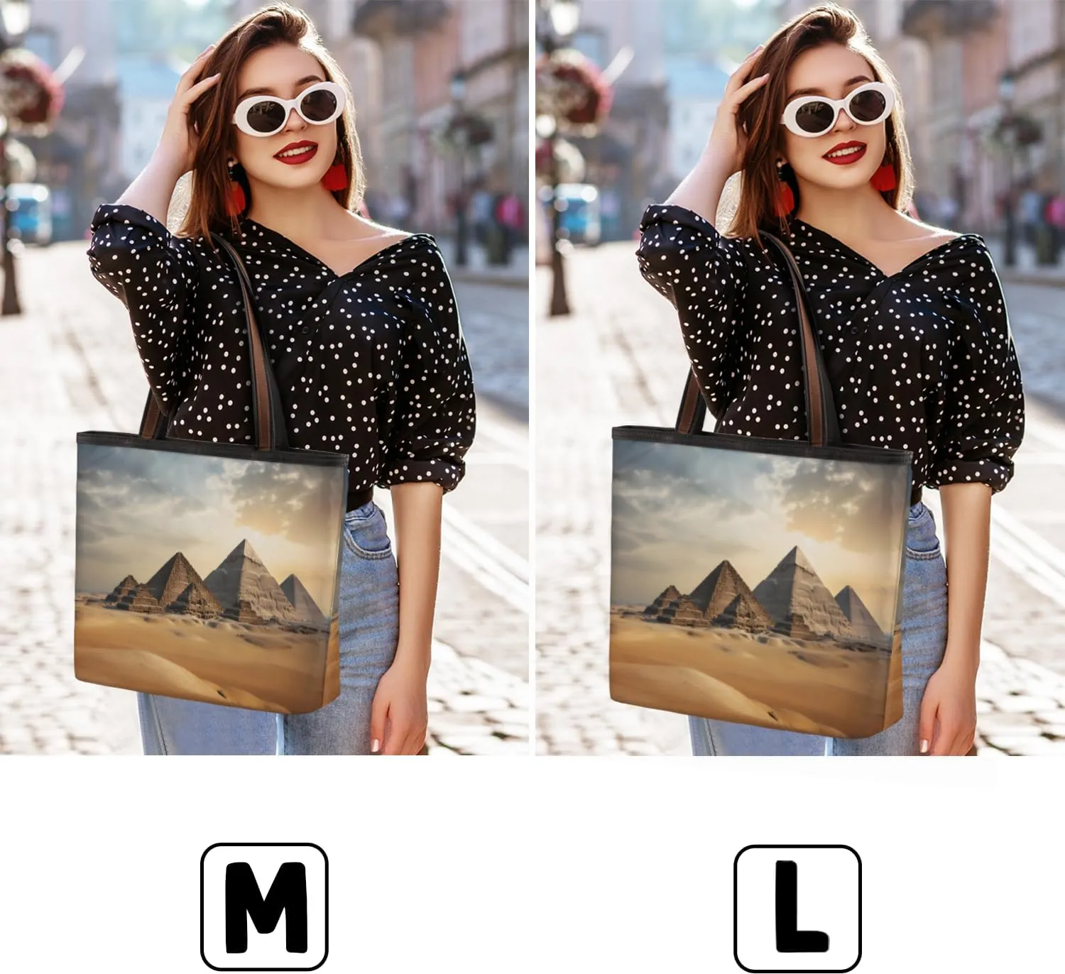 Tote Bag for Women with Zipper Large Capacity Top Handle Casual Shoulder Bag Handbag Reusable Shopping