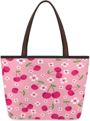 Tote Bag for Women with Zipper Large Capacity Top Handle Casual Shoulder Bag Handbag Reusable Shopping