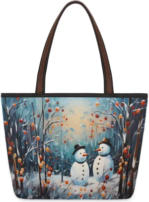 Tote Bag for Women with Zipper Large Capacity Top Handle Casual Shoulder Bag Handbag Reusable Shopping
