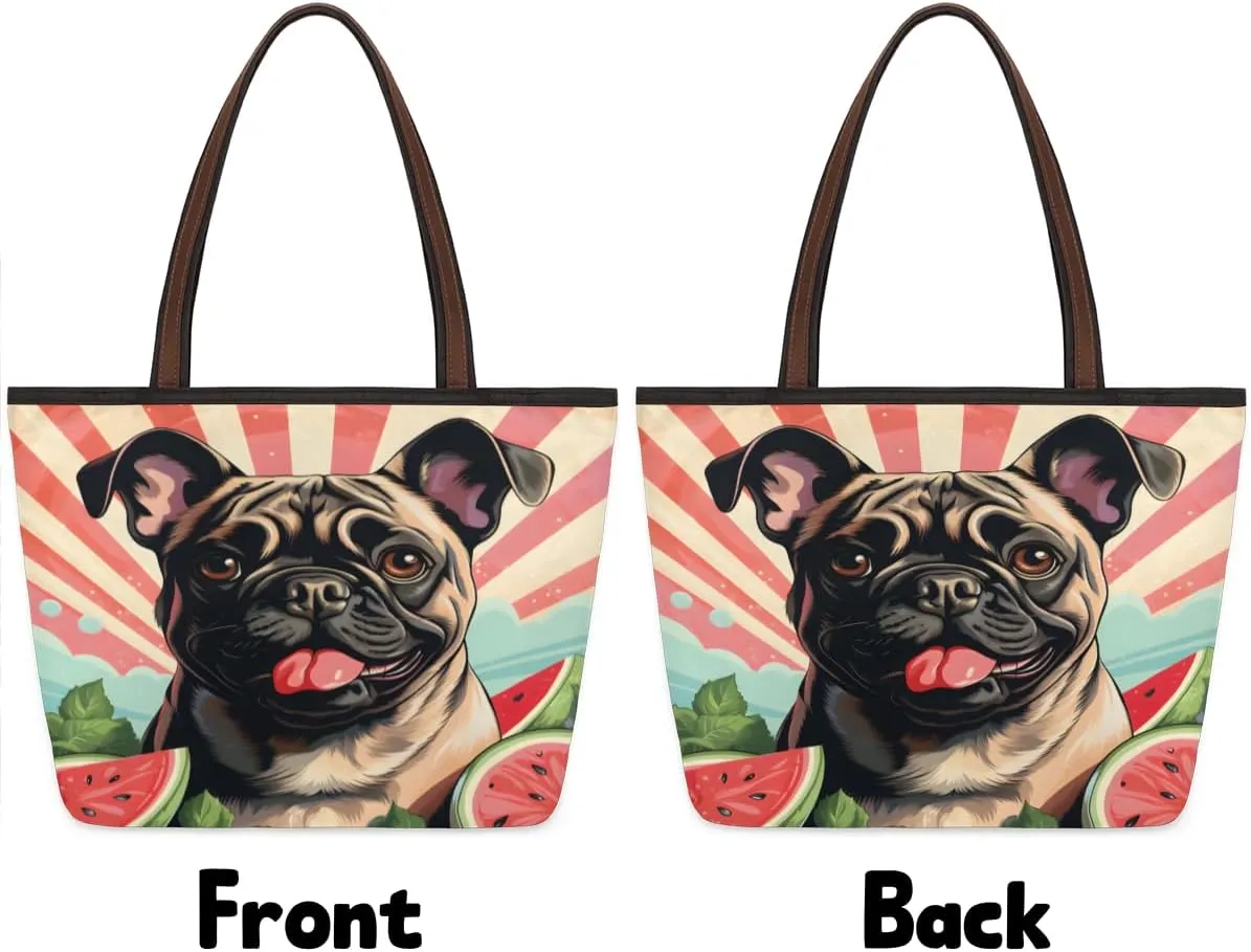 Tote Bag for Women with Zipper Large Capacity Top Handle Casual Shoulder Bag Handbag Reusable Shopping