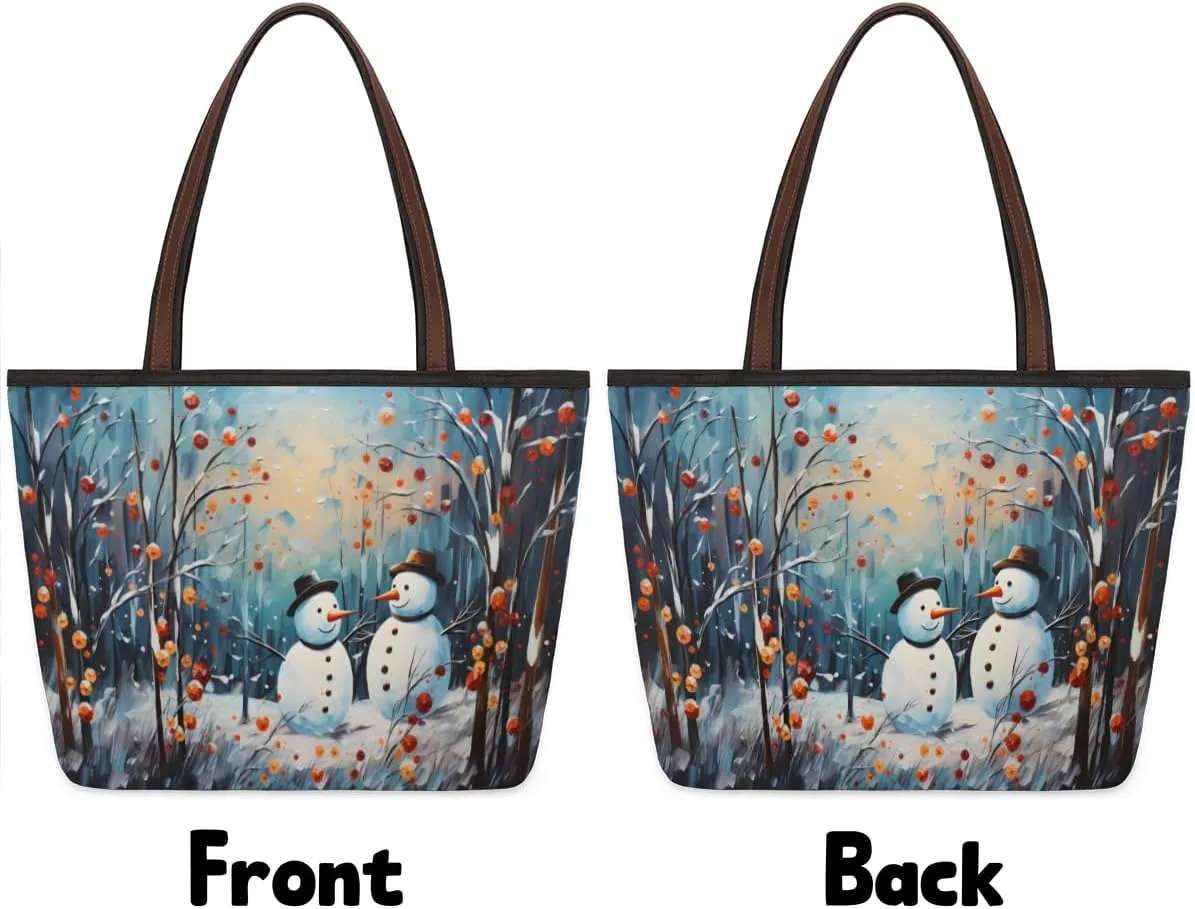 Tote Bag for Women with Zipper Large Capacity Top Handle Casual Shoulder Bag Handbag Reusable Shopping