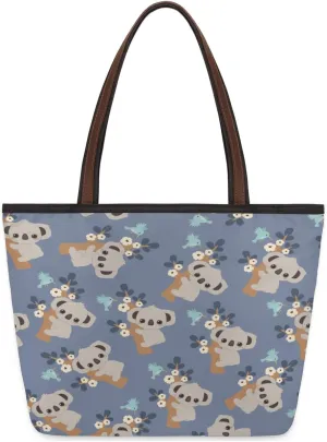 Tote Bag for Women with Zipper Large Capacity Top Handle Casual Shoulder Bag Handbag Reusable Shopping