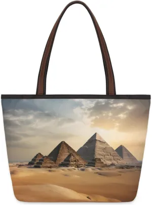 Tote Bag for Women with Zipper Large Capacity Top Handle Casual Shoulder Bag Handbag Reusable Shopping