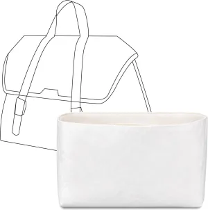 Tote Bag Organizer Insert for SONGMONT large shan jeans S handbag, Custom Fit Inside Premium Craie Lightweight WaterResistant Purse Insert with Cup Holder Accessories