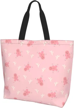 Tote Bag - Women's Large Casual Shoulder Handbag - Reusable Shopping Grocery Bag