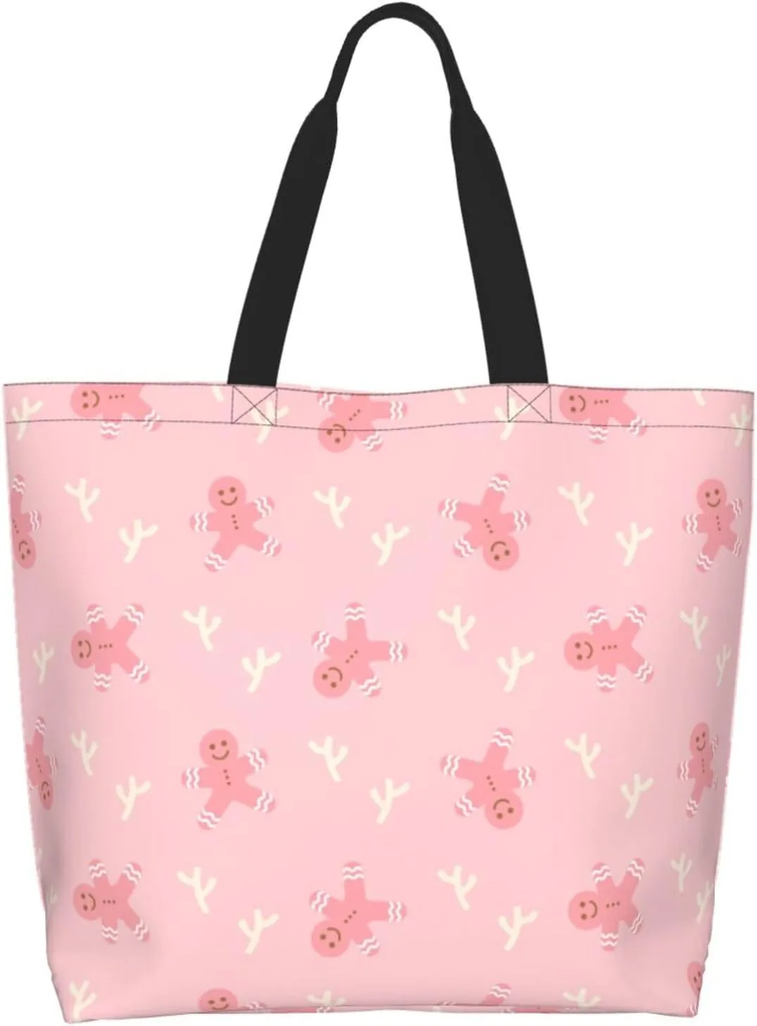 Tote Bag - Women's Large Casual Shoulder Handbag - Reusable Shopping Grocery Bag