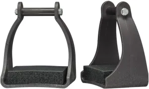 Tough 1 Polymer Cushioned Trail Stirrups 3In Brown