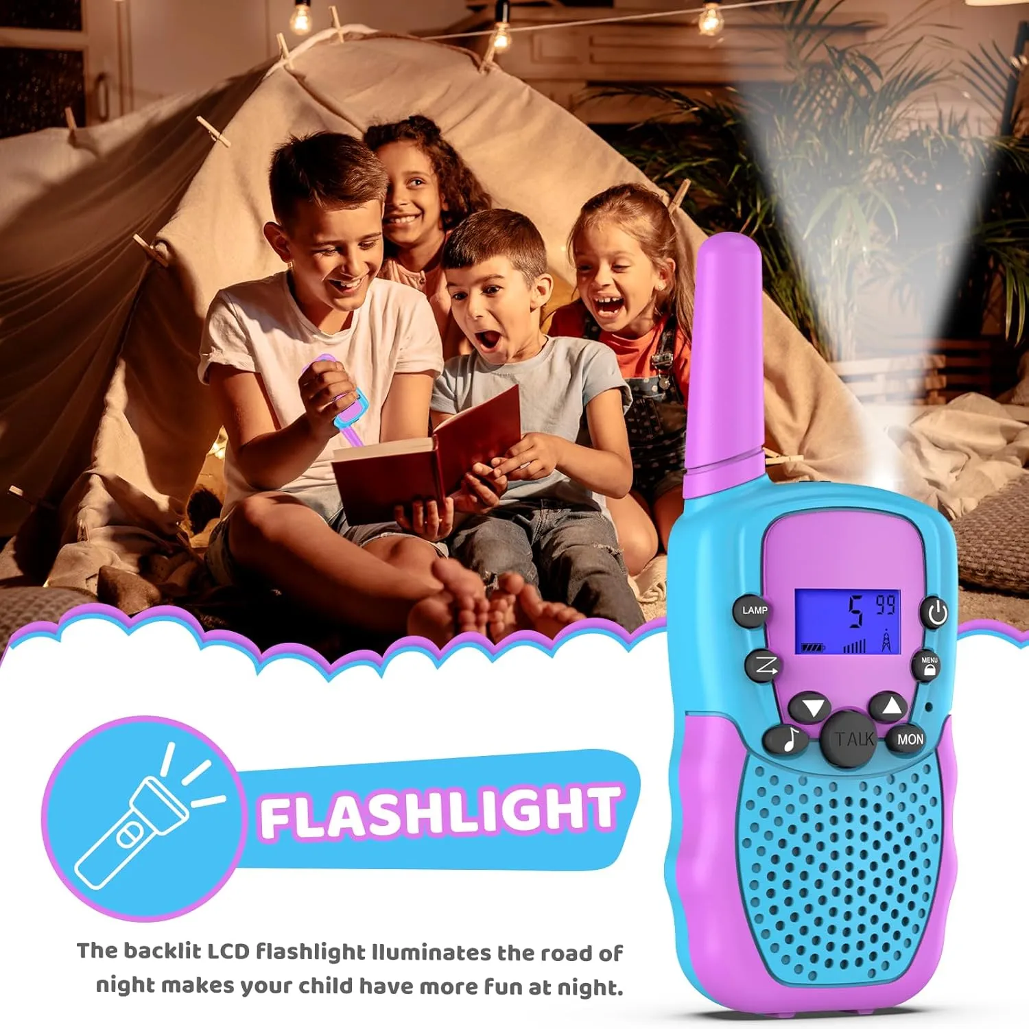 Toys for 4-12 Year Old Boys or Girls, Selieve 3 Pack Walkie Talkies Outdoor Indoor Stem Toys 3 KM Range 22 Channels 2 Way Radio, Gifts for 3-10 Year Old Boys or Girls