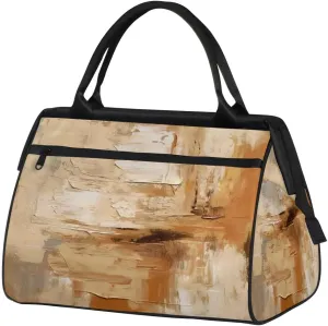 Travel Duffel Bag for Women, Abstract Art Printing Weekender Overnight Bag Carry on Beach Swim Bags Dance Bag Airlines Approved Personal Item Travel Bag for Yoga, Sports, Hospital