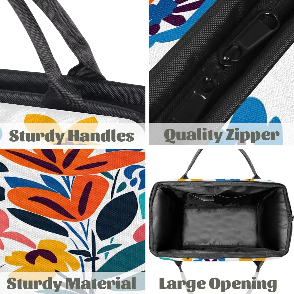 Travel Duffel Bag for Women, Abstract Flower Weekender Overnight Bag Carry on Beach Swim Bags Dance Bag Airlines Approved Personal Item Travel Bag for Yoga, Sports, Hospital