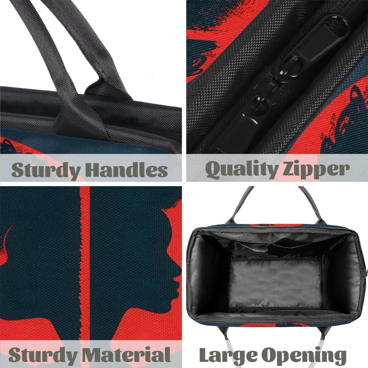 Travel Duffel Bag for Women, Africa Girl Weekender Overnight Bag Carry on Beach Swim Bags Dance Bag Airlines Approved Personal Item Travel Bag for Yoga, Sports, Hospital